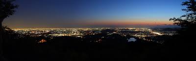 夜景を見るためのナイトハイキングコース