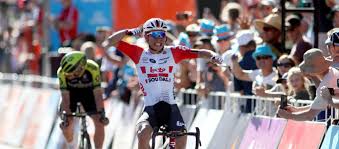 Lotto soudal rider caleb ewan of australia is out of the 2021 tour de france after fracturing his both sagan and ewan came tumbling down near the stage three finish of the 2021 tour de france. Caleb Ewan Wins Tour Down Under Classic And Other Cool News From The World Of Cycling We Love Cycling Magazine