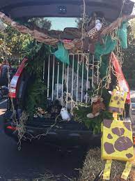 Jungle Zoo Trunk Or Treat Trunk Or Treat Truck Or Treat Halloween Car Decorations