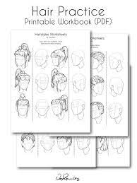 Hairstyles Workbook Pdf Jeyram Spiritual Art How To Draw Hair Drawings Eye Drawing