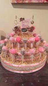 Cowgirl Baby Shower Cake Pop Stand Baby Girl Shower Themes Farm Baby Shower Cowgirl Birthday