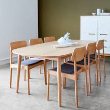 This time i show how to make a simple modern dining table. Contemporary Dining Table Bow Pbj Design House Oak Walnut Oval