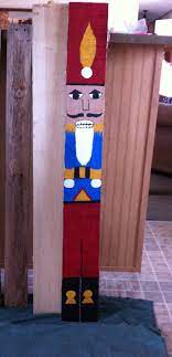 Nutcracker Pallet Board For Christmas Yard Decor Christmas Yard Decorations Christmas Wood Crafts Christmas Decor Diy