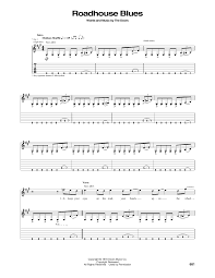 Roadhouse blues 4 doors, the 4:10320 kbps мастер. Roadhouse Blues Sheet Music The Doors Guitar Tab