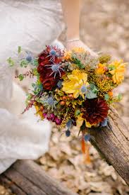 Burgundy And Yellow Wildflower Bouquet Fall Wedding Bouquets Red Bouquet Wedding Yellow Wedding Flowers