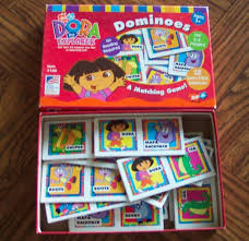 Preschoolers and little kids love to follow along with dora as she explores the jungle with her best friend, boots the monkey, and her cousin diego. Nick Jr Dora The Explorer Dominoes Ages 3 No Reading Required Children S Games
