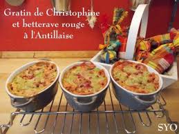 une jolie recette exclusive du petit bistro qui sent bon les cocotiers le gratin de christophine betterave rou gratin de christophine betterave rouge betterave