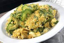 By the way, i have sliced my bittergourd very thinly as my family love them this way, but it is easy to overcook the slices if you are not quick with the wok. Keep It Simple With Bitter Gourd And Salted Eggs Latest Hed Chef News The New Paper