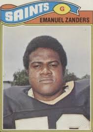 Emanuel Zanders 1977 Topps Rookie Football Card #396