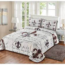 At fleur de lis worldwide we specialize in the export shipment of resin but offer an array of services with reach to many destinations. Fleur De Lis Living Valerio Cajun Fleur De Lis Phrases Quilt Set Reviews Wayfair