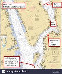New York This Chart Shows The Approximate Spill Location