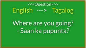 English To Tagalog Translation Basic Filipino Or Tagalog Questions Youtube