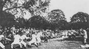 Clay pigeon shooting is meant to simulate shooting live pigeons released from traps, after doing so was banned in the united kingdom in 1921. 12 Forgotten Olympic Sports Voice Of America English