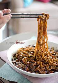 Jjajangmyun Recipe Recipes Food Korean Dishes