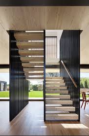 Modern Hamptons Home With Barn Influence Design Milk Contemporary Stairs Interior Stairs Contemporary House Design