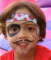 Pin Van Inge Op Face And Body Painting Glamor And Fantasy Make Up Piraat Schmink Schminken Tutorials Schminken