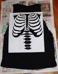 Diy Skeleton Shirt Diy Tie Dye Shirts Diy Shirt Diy Fashion