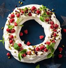 Christmas Wreath Pavlova Savory Recipe Pavlova Christmas Pavlova Christmas Wreath Dessert