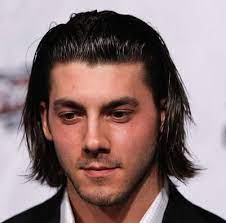 When did men start to slick back their hair? Slicked Back Long Hair Mens Novocom Top