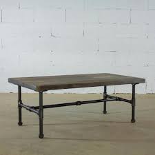 Pipe décor end table kits let you create your own end table or coffee table and add a conversation piece to any living room. Furniture Pipeline Corvallis 42 In Brown Large Rectangle Coffee Table With Reclaimed Aged Wood Ct1 Bl The Home Depot