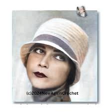 The 1920s Vintage Crochet Trouville Hat Pattern