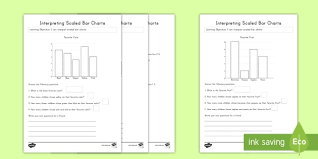 Interpreting Bar Charts Worksheet Worksheet Bar Charts