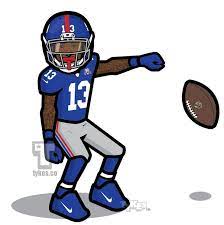Cartoon Football Tykes Tykes Tykeland Twitter Nfl Football Players Beckham Jr Odell Beckham Jr