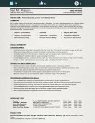 chrono functional resume template