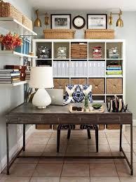 Decorating Chic Small Home Office Interior Design And Decorating Ideas Well Arranged Home Office Furni Rustic Home Offices Home Office Decor Home Office Design