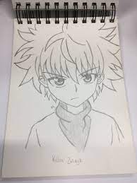 Not great with lighting or lightning but i tried haha. Killua Zoldyck Drawing Anime Character Drawing Anime Drawings Anime Drawings Tutorials