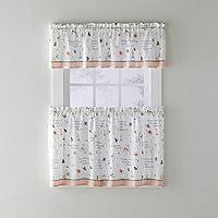 pink kitchen curtains for window jcpenney