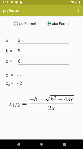 Mit dieser formel kann man. Pq Formel For Android Apk Download