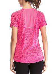 Sayfut Sayfut Womens Dry Fit Athletic Shirts Short Sleeve Moisture Wicking Mesh Tops Active T Shirt M 2xl Walmart Com