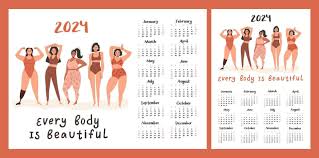 Kalender Layout zum 2024. Frauen haben Sex. lesbisch, Fröhlich, lgbt. Monat  von Stolz und Regenbogen 26702177 Vektor Kunst bei Vecteezy