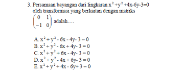 Maybe you would like to learn more about one of these? Contoh Soal Dan Pembahasan Transformasi Geometri Kelas 11 Berbagai Contoh