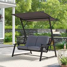 A similar swing costs $100+ at amazon. Andover Mills Marquette Glider Porch Swing With Stand Reviews Wayfair