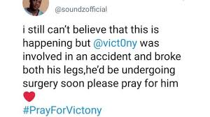 Wit a target of $50,000, friends of victony don create a gofundme account to support im. 1lkxkhkje7 P M