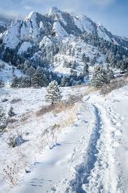Winter Hiking In The Flatirons December 2016 Winter Landscape Winter Scenery Winter Pictures