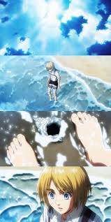 Attack On Titan Armin And The Sea Attack On Titan Art Attack On Titan Attack On Titan Anime