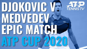 Даниил медведев за 2 часа 43 минуты, именно столько длился финальный матч, доказал, что он — лучший! Novak Djokovic Daniil Medvedev Incredible Rallies In Epic Match Atp Cup 2020 Youtube