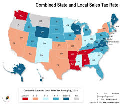 What Is The Combined State And Local Sales Tax Rate In Each