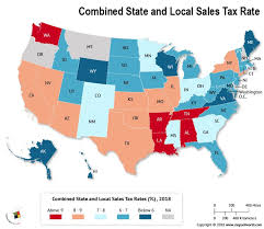 what is the combined state and local sales tax rate in each