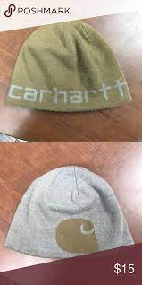 Carhartt Reversible Beanie Carhartt Grey Beanie Brown And Grey