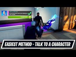 In a video posted earlier today, streamer cooldcb noticed that one. Easiest Method Talk To A Character How To Complete Talk To A Character In Fortnite Season 5