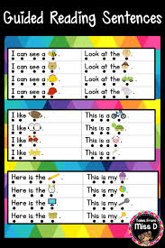 These Guided Reading Sentence Strips Are A Great Addition To Your Guided Reading Routine Students Will Practice Reading S Guided Reading Jolly Phonics Reading