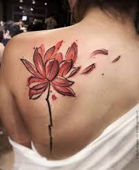 Back Shoulder Tattoo Ideas For Females Flower Tattoo Shoulder Lotus Flower Tattoo Design Shoulder Blade Tattoo
