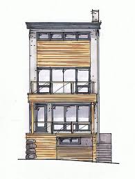 Inhabit Home Design House Design Drawing Simple Building Concept Architecture