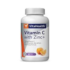 Uống vitamin c để bù đắp lượng vitamin c còn thiếu như: Vitamin C With Zinc Vitahealth