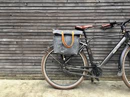 Fahrrad Pannier Windeltasche In Fahrradtasche In Gewachste Leinwand Mit Reissverschluss Einkaufstasche Fahrrad Zubehor Bike Panniers Bicycle Bag Pannier Bag