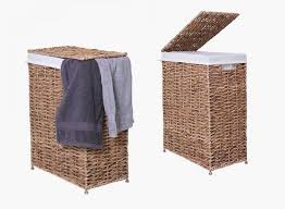 Waschekorb Waschebox Wasserhyazinthe Lena 58x44x25 Cm Natur Waschekorb Waschekorb Schmal Korb